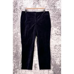 Boden Black Velvet Trousers